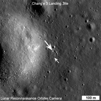 Китайський місяцехід сфотографували з орбіти