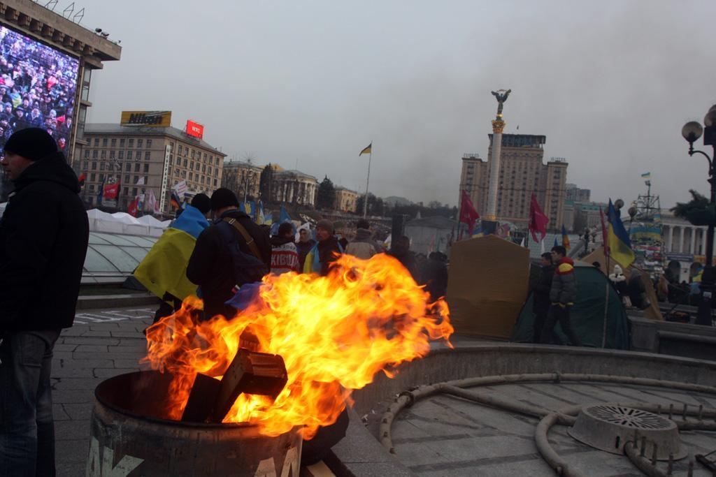 По ту сторону Майдана: где согреться митингующему