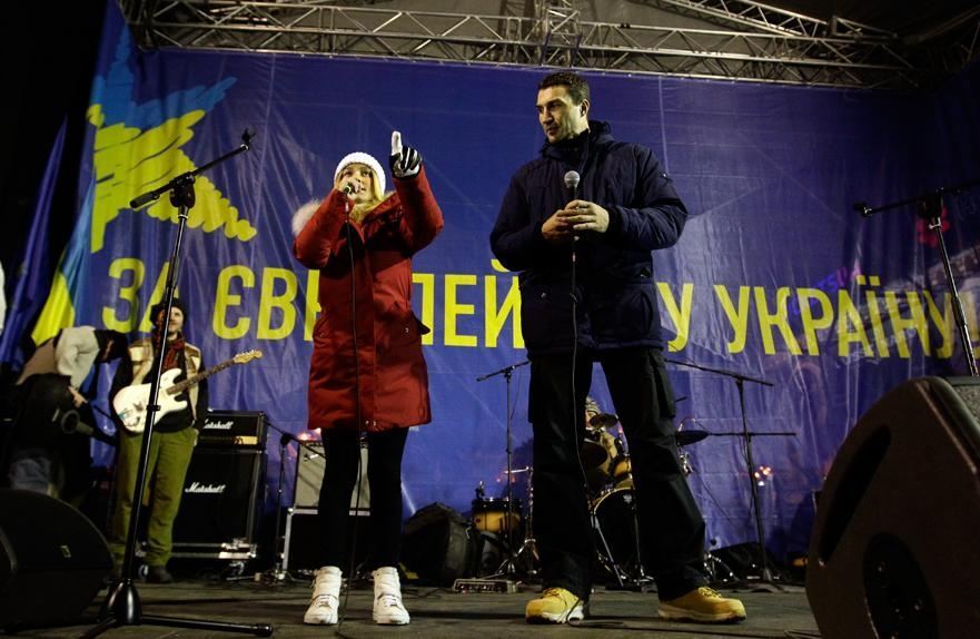 Невеста Кличко-младшего: украинский народ очень мужественный
