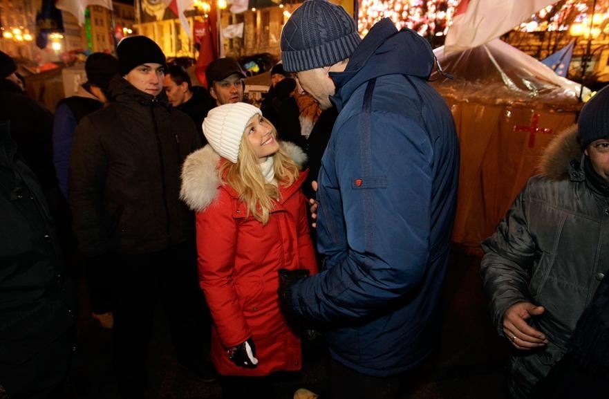 Невеста Кличко-младшего: украинский народ очень мужественный