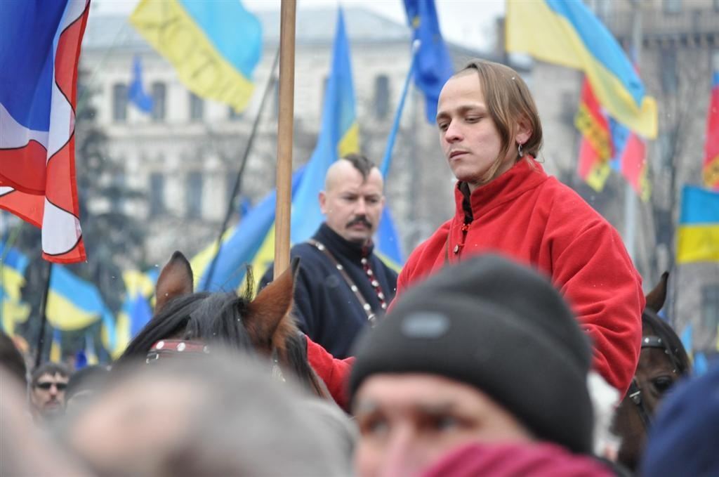 Евромайдан вышел на Марш миллиона. Фоторепортаж