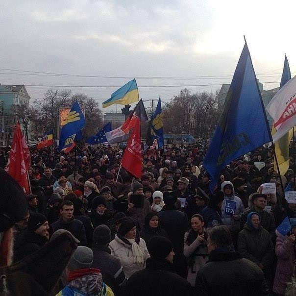 Митинги проходят в Харькове, Виннице, Тернополе, Николаеве, Кировограде, Львове, Одессе, Полтаве