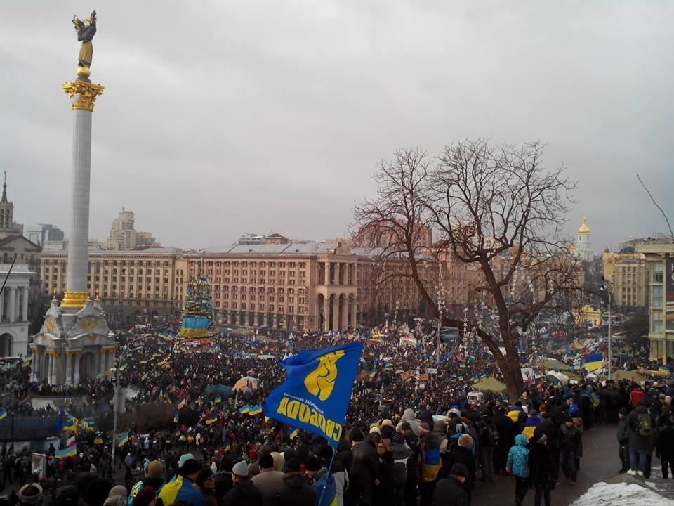 На мітингу в центрі Києва зібралося не більше 200 тис. осіб
