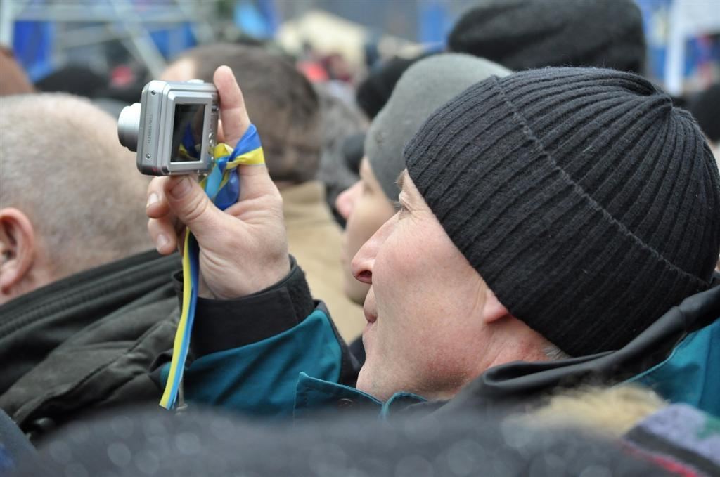 Евромайдан вышел на Марш миллиона. Фоторепортаж