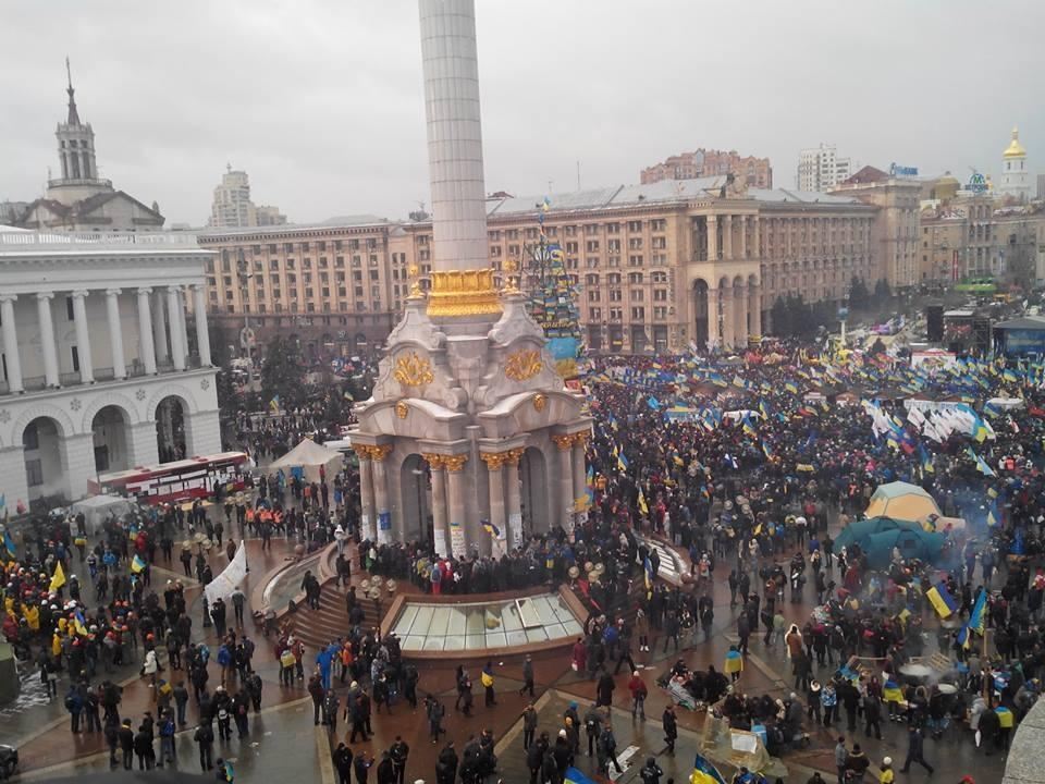 На митинге в центре Киева собралось не более 200 тыс. человек