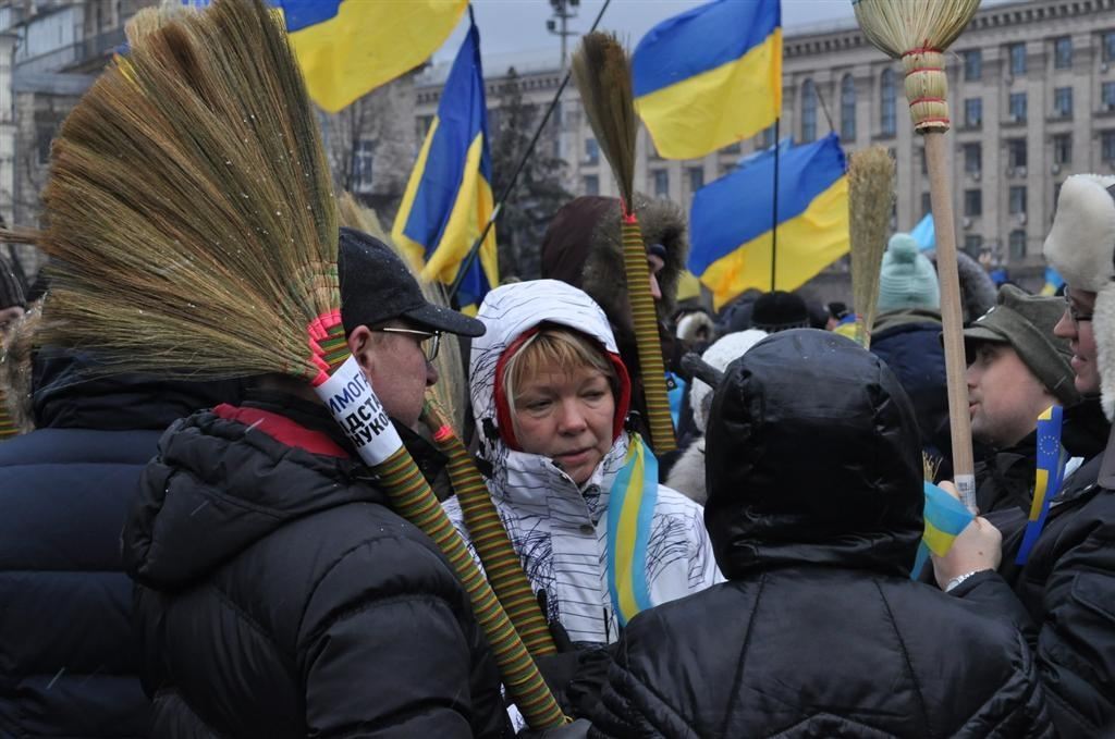 Евромайдан вышел на Марш миллиона. Фоторепортаж