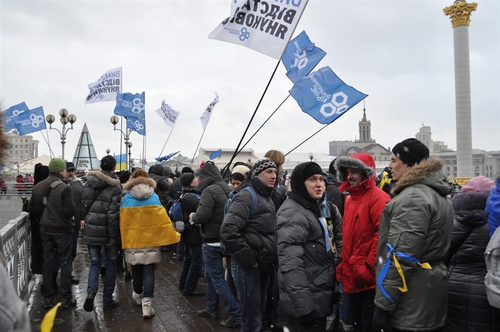 Евромайдан вышел на Марш миллиона. Фоторепортаж