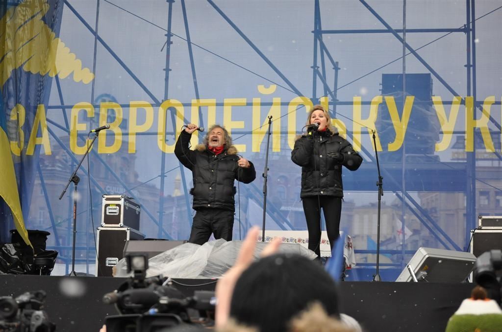 Евромайдан вышел на Марш миллиона. Фоторепортаж