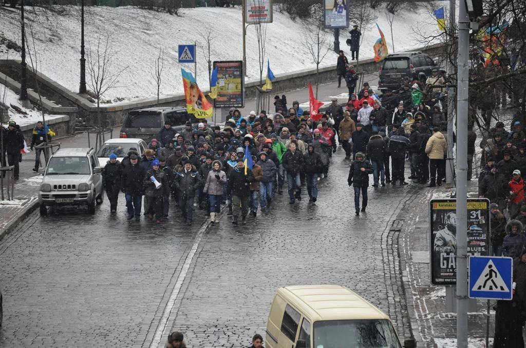 Евромайдан вийшов на Марш мільйона. Фоторепортаж