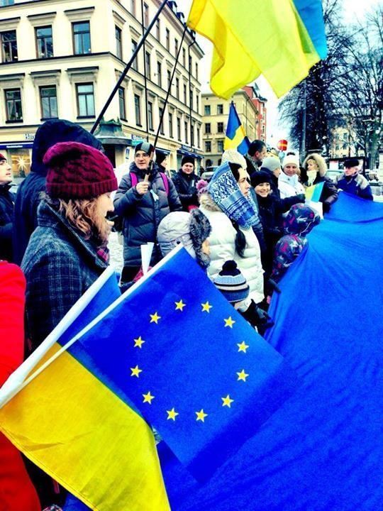 Українські Евромайдани по всьому світу
