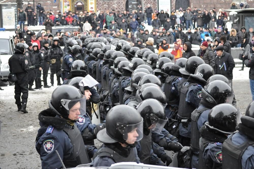 Евромайдан: як у центр Києва стягують міліцію