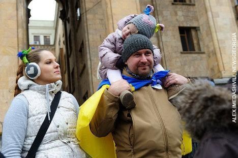 Київський Марш мільйона підтримали в Тбілісі