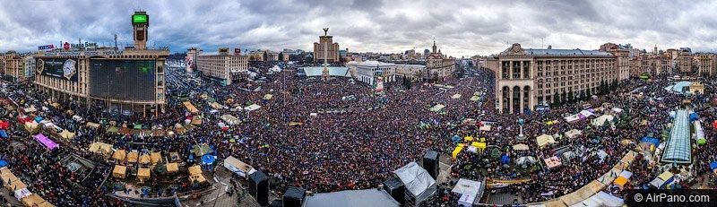 Як виглядав Марш мільйона з повітря. Фоторепортаж