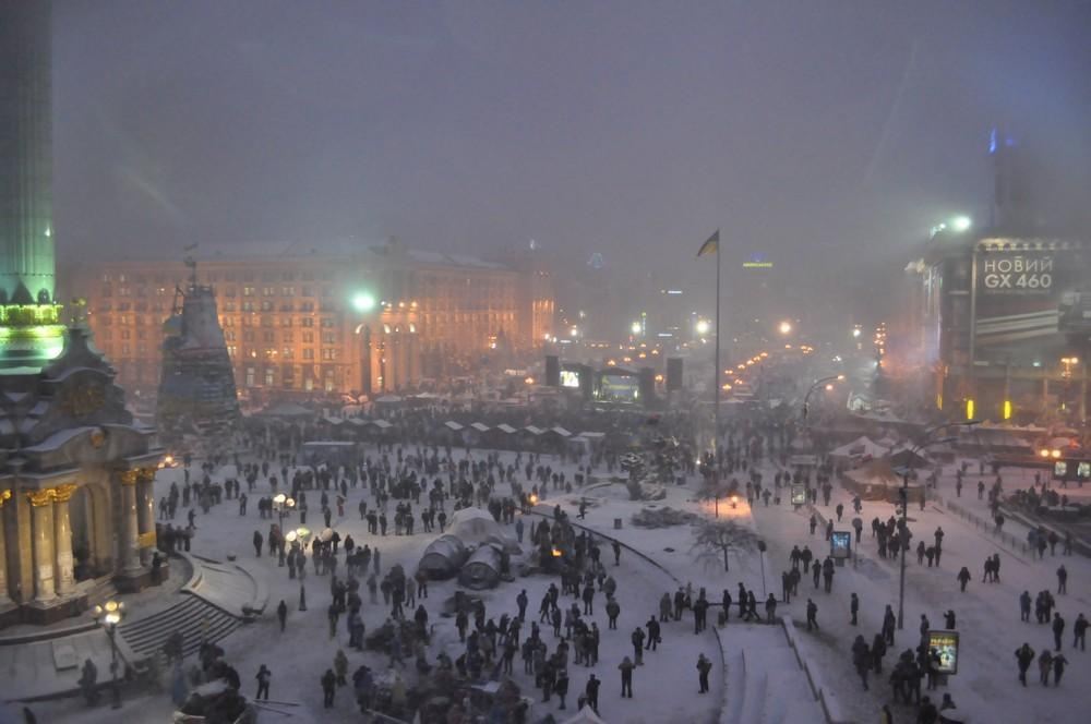 Евромайдан: как в центр Киева стягивалась милиция 