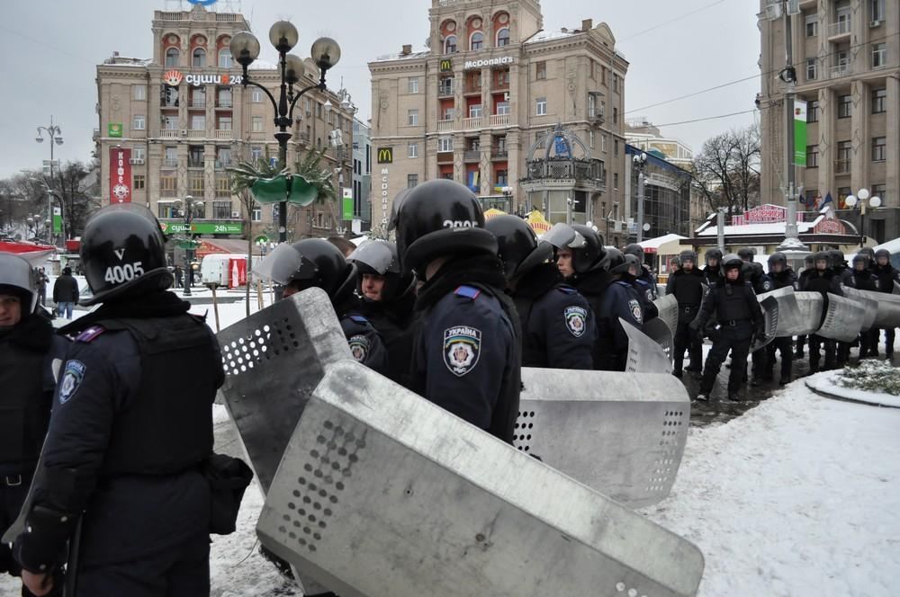 Евромайдан: як у центр Києва стягують міліцію 