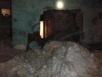 В Подмосковье обрушилась стена жилого дома