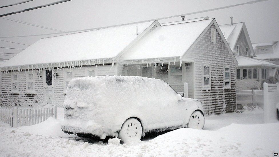 Сніговий шторм в США очима місцевих жителів