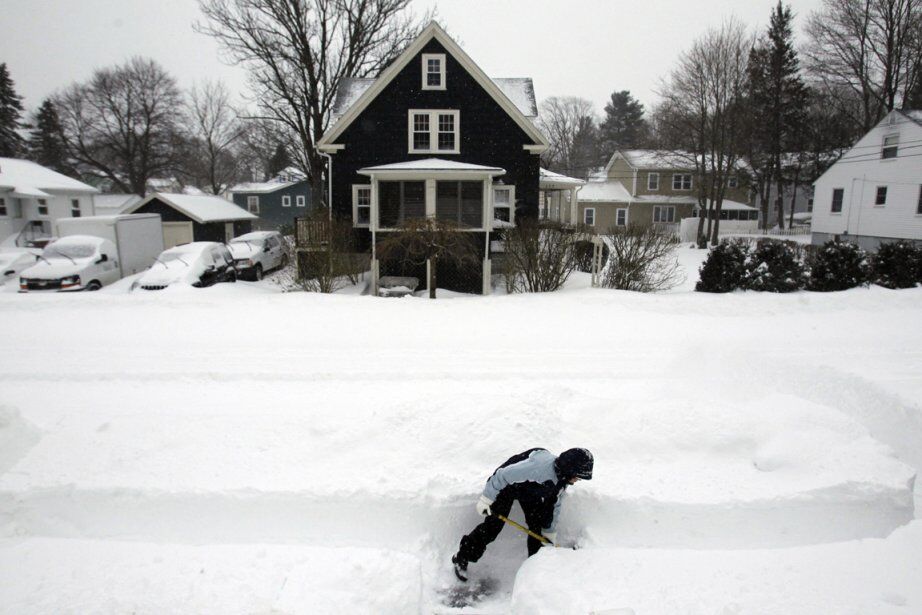 Снежный шторм в США глазами местных жителей