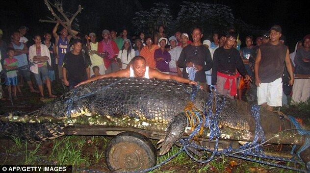 Жители Филиппин оплакивают самого большого в мире крокодила
