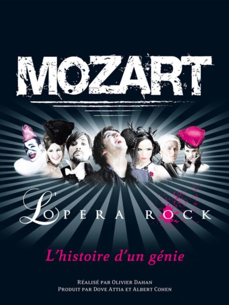 Mozart, l’opéra rock. Моцарт, который поет на французском.