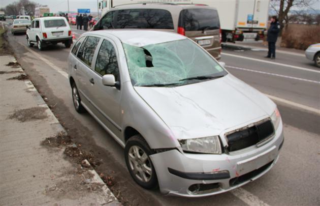 На "Киев - Чоп" образовалась 10-км пробка из-за сбитой велосипедистки