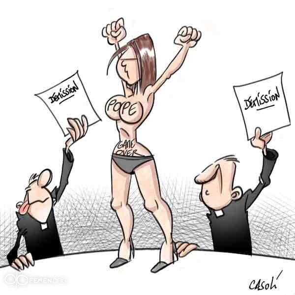 На FEMEN подають до суду за пошкодження дзвони паризького собору