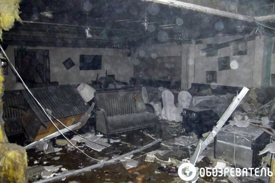 Ресторан "Апрель" после взрыва: эксклюзивные фото