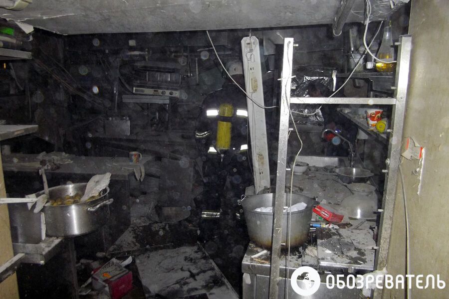 Ресторан "Апрель" после взрыва: эксклюзивные фото
