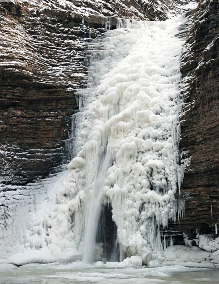 Замерзшие водопады