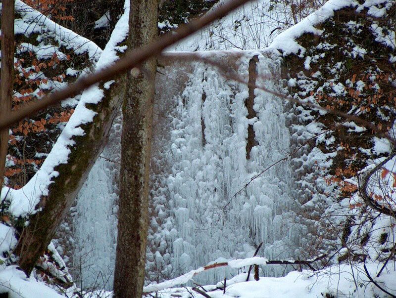 Замерзшие водопады