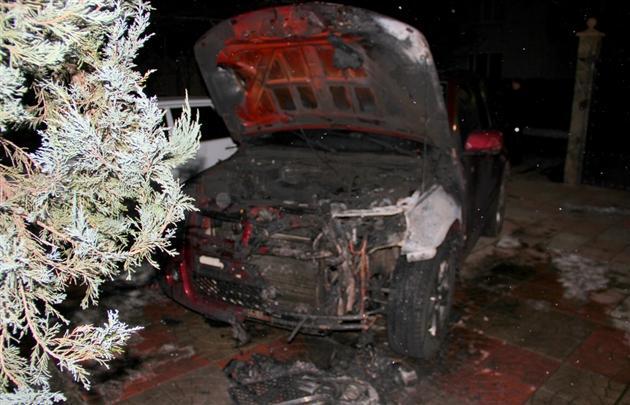 Начальнику ужгородского ОБНОН сожгли авто