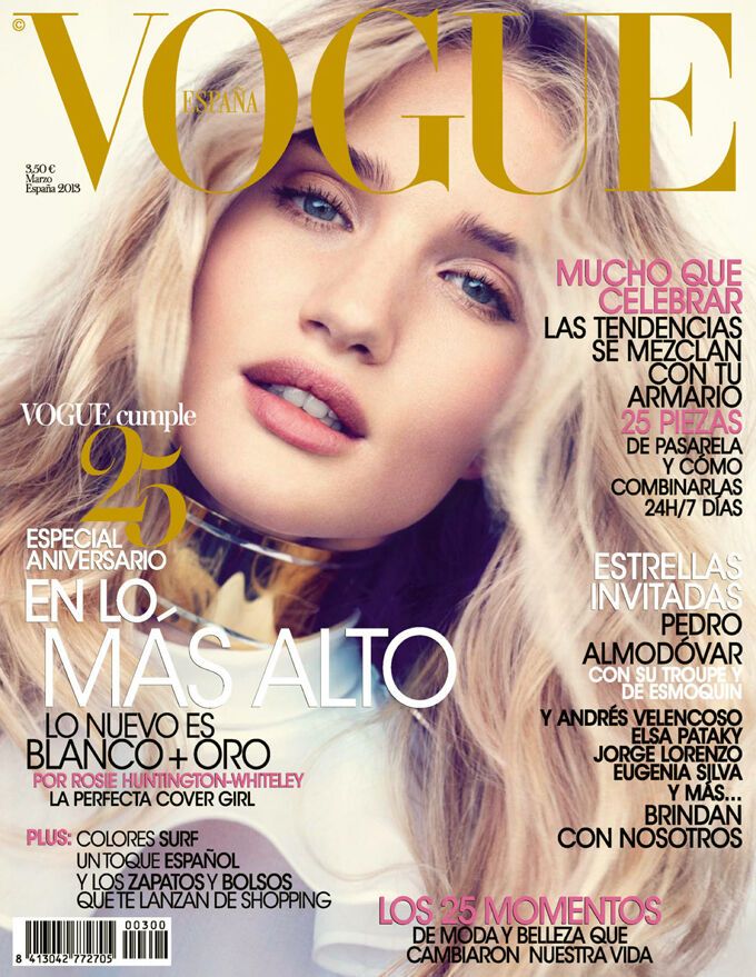Хантингтон-Уайтли помогла Vogue с новым выпуском. Фото