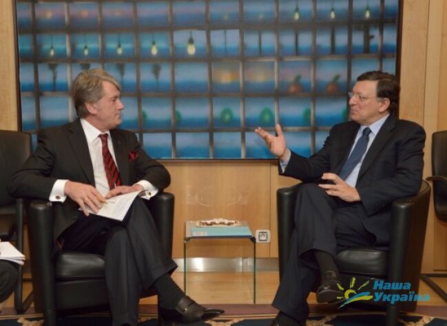 Председатель Еврокомиссии Баррозу встретился с Ющенко