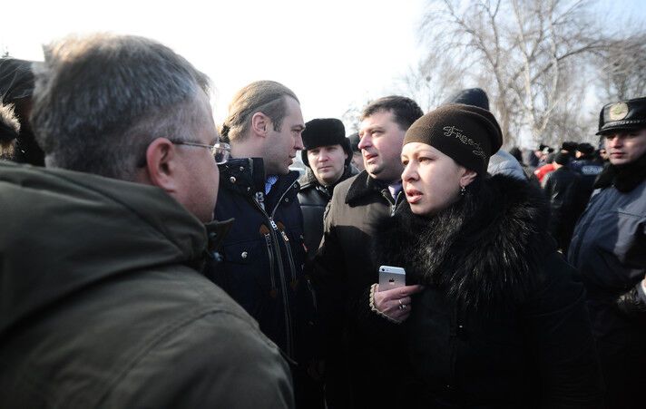 Комуністи в Охтирці закидали свободівців яйцями