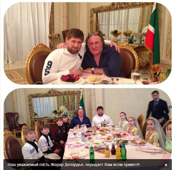 Кадыров подарил Депардье 5-комнатную квартиру 