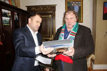Депардье стал болельщиком футбольного клуба Кадырова