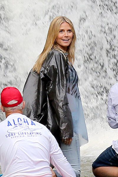 Хайди Клум испытывает молодых моделей на Гавайях. Фото