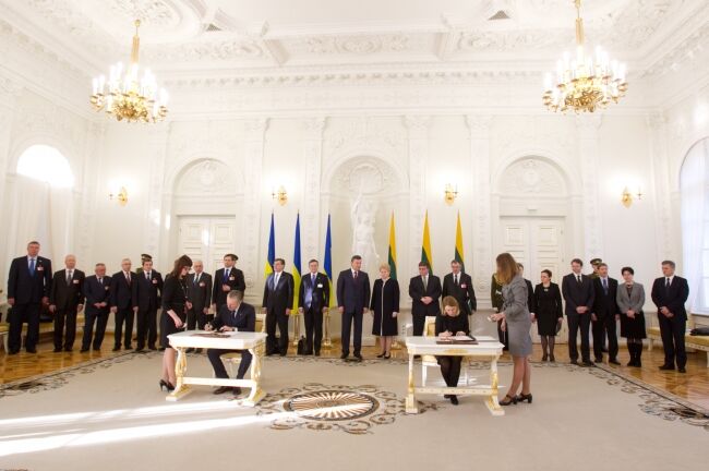 Янукович встретился с президентом Литвы