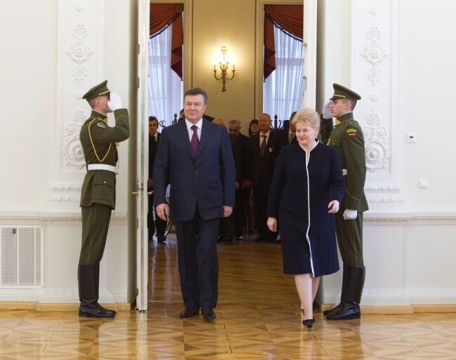 Янукович встретился с президентом Литвы