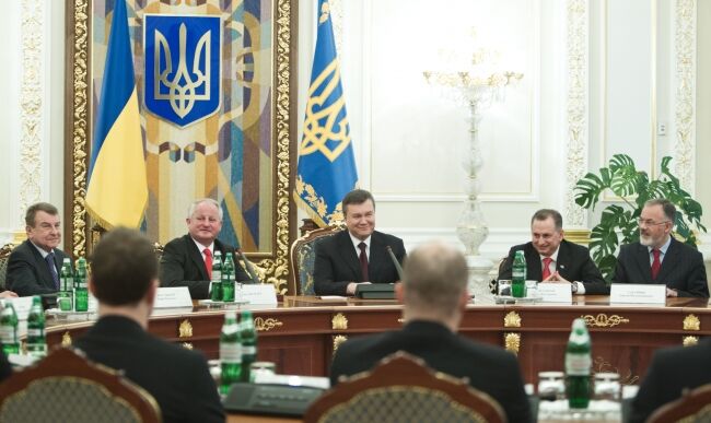 Встреча Президента с хоккейным клубом "Донбасс
