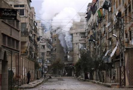 Сирийские повстанцы пошли в наступление на Дамаск