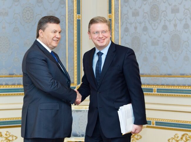Янукович – Фюле: мы внимательно следим за сигналами ЕС