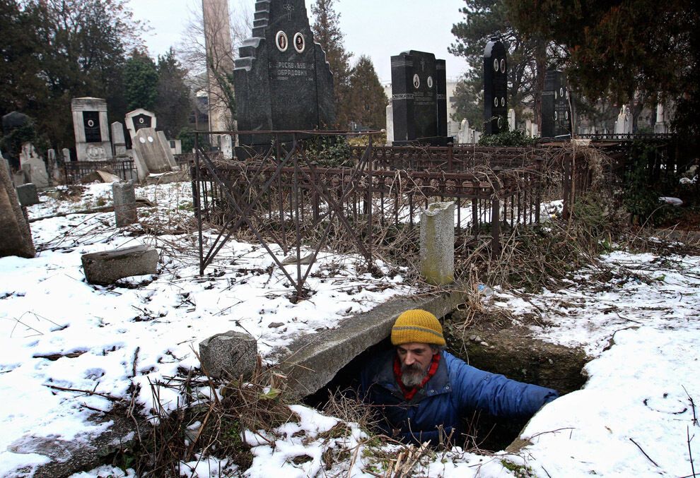 Сцены повседневной жизни в январе