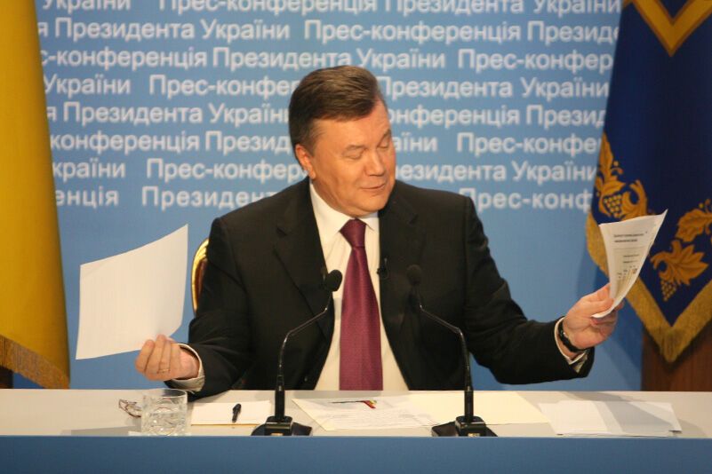 Прес-конференція Віктора Януковича
