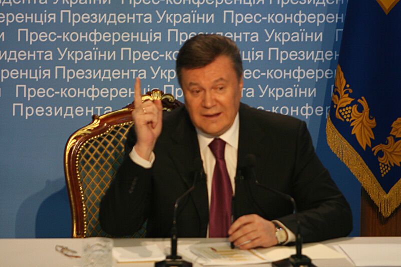 Пресс-конференция Виктора Януковича