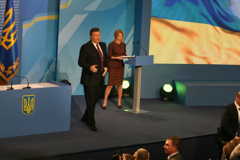 Пресс-конференция Виктора Януковича