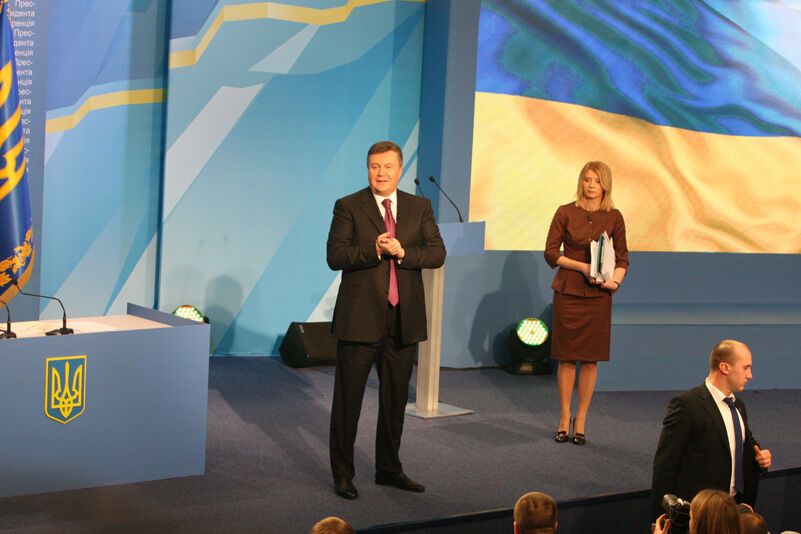 Пресс-конференция Виктора Януковича