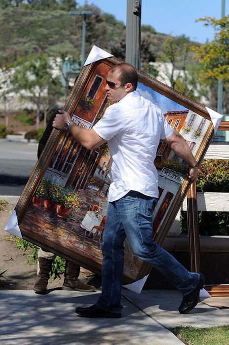 Бритни Спирс не поскупилась на живопись. Фото