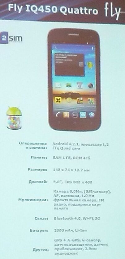 В Украине появились три новых смартфона Fly. Фото