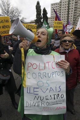 В Мадриде протестовали против экономической политики ЕС